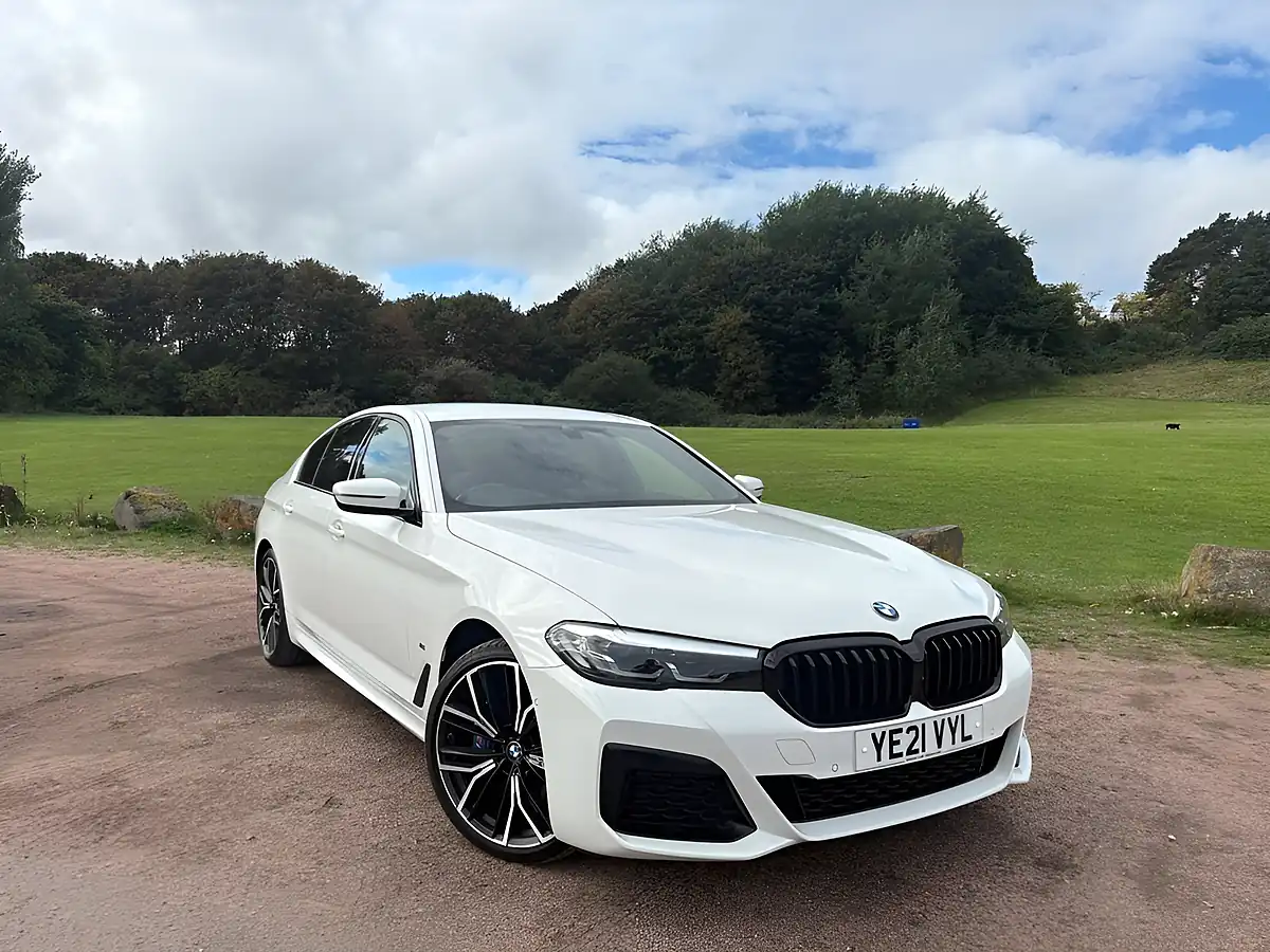 Used 2021 BMW 5 Series M Sport White - Interior and Exterior details 3