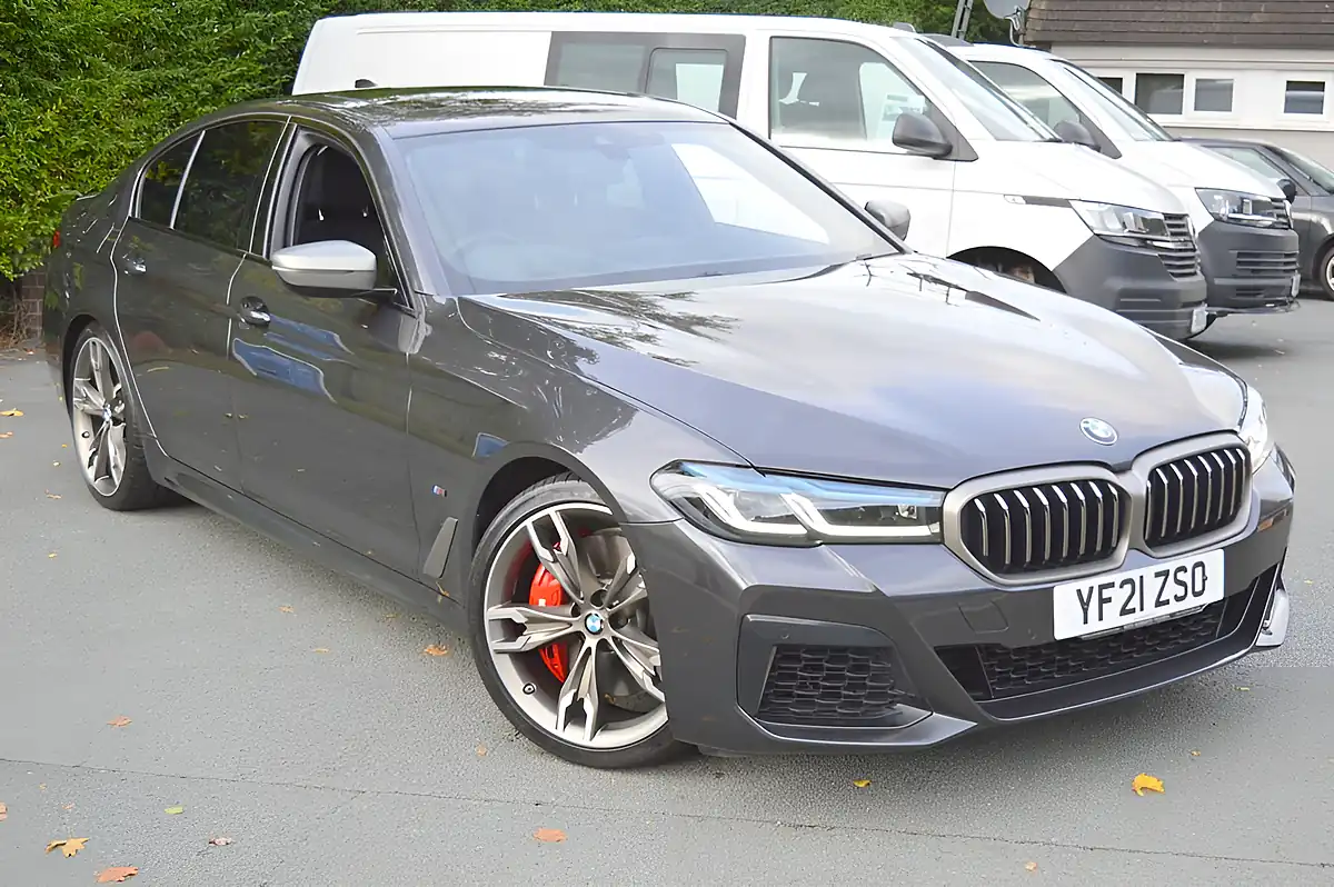 Used 2021 BMW 5 Series M550i Grey - Interior and Exterior details 2