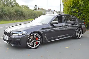 Used 2021 BMW 5 Series M550i Grey - Interior and Exterior details 6