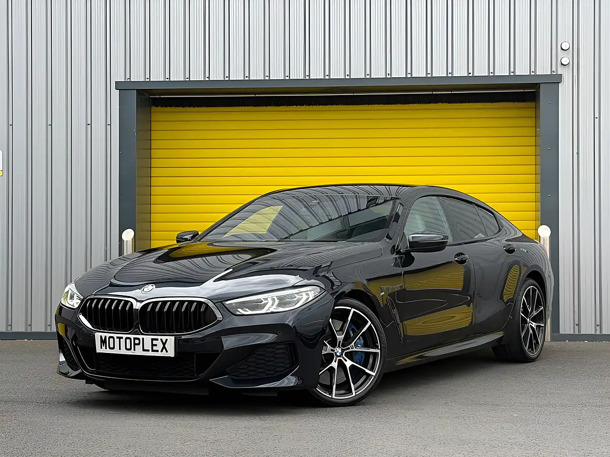 Used 2021 BMW 8 Series Gran Coupe M Sport Black - Front View