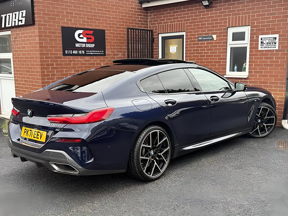 Used 2021 BMW 8 Series Gran Coupe M Sport Blue - Interior and Exterior details 10