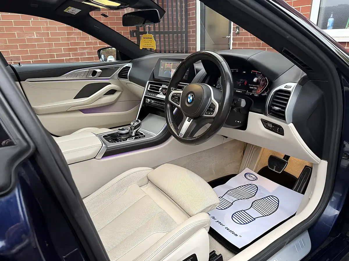 Used 2021 BMW 8 Series Gran Coupe M Sport Blue - Interior and Exterior details 12