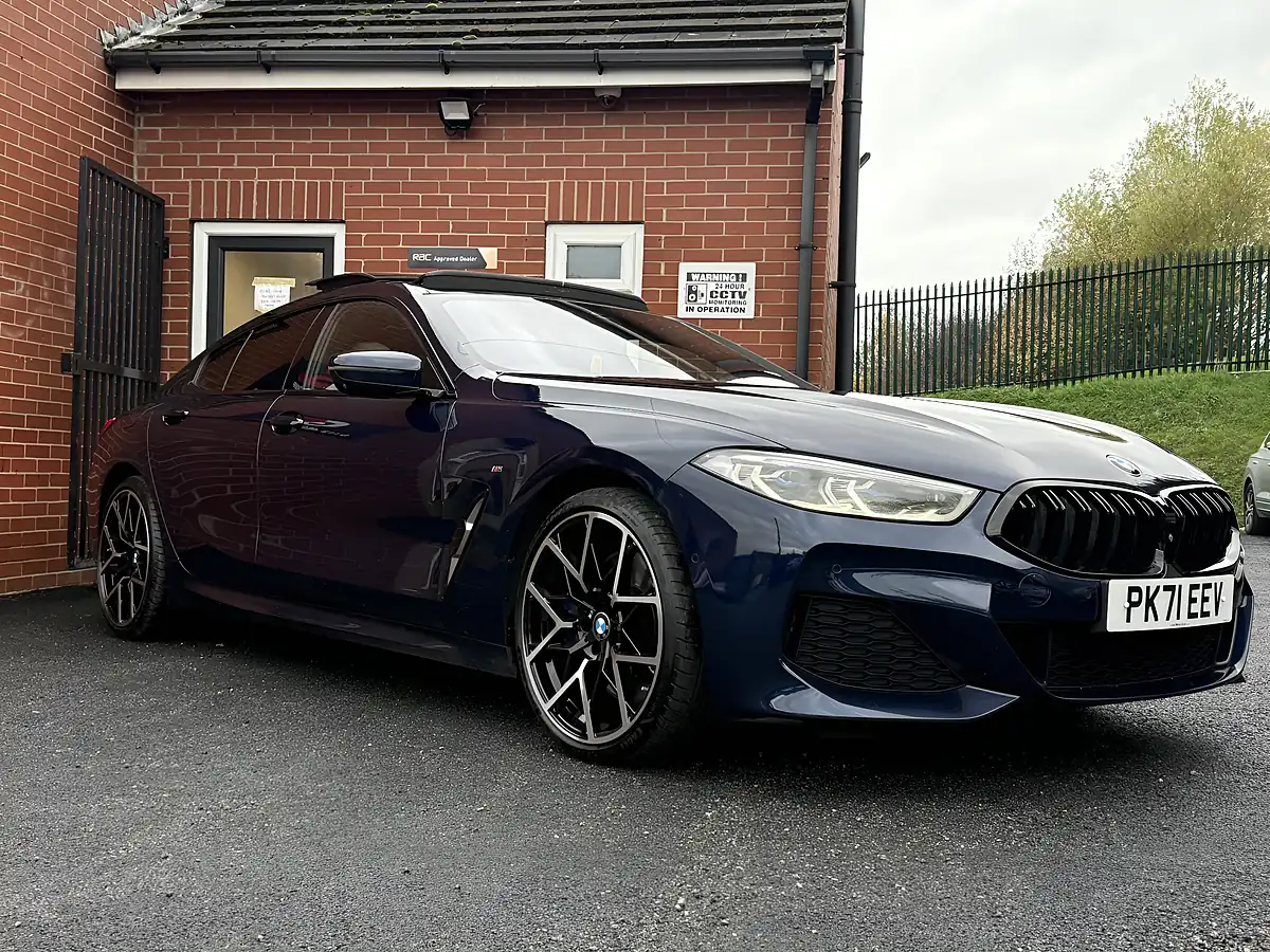 Used 2021 BMW 8 Series Gran Coupe M Sport Blue - Interior and Exterior details 5