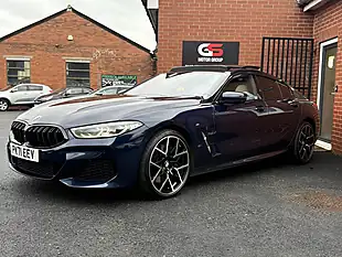 Used 2021 BMW 8 Series Gran Coupe M Sport Blue - Interior and Exterior details 6