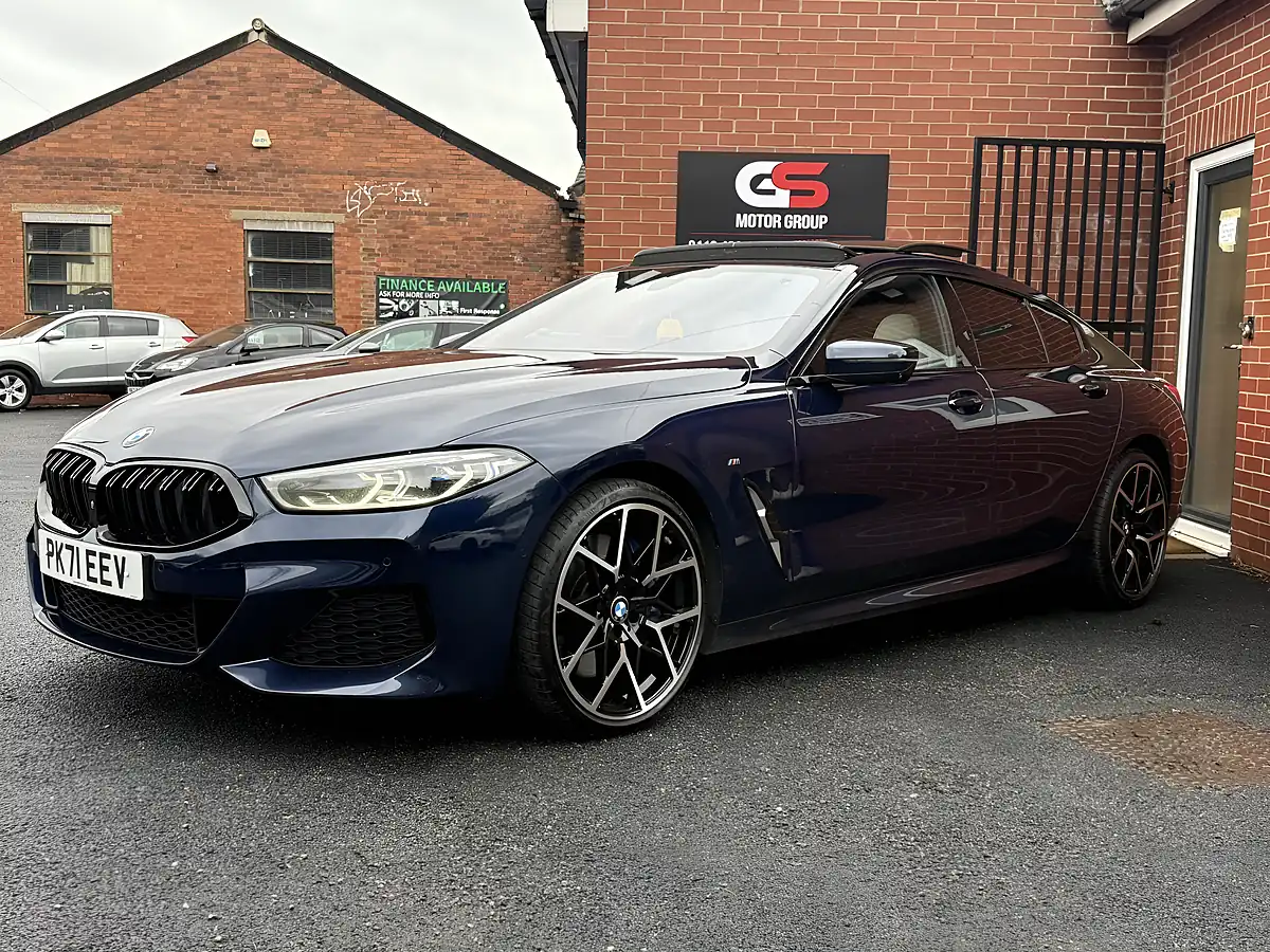 Used 2021 BMW 8 Series Gran Coupe M Sport Blue - Interior and Exterior details 6