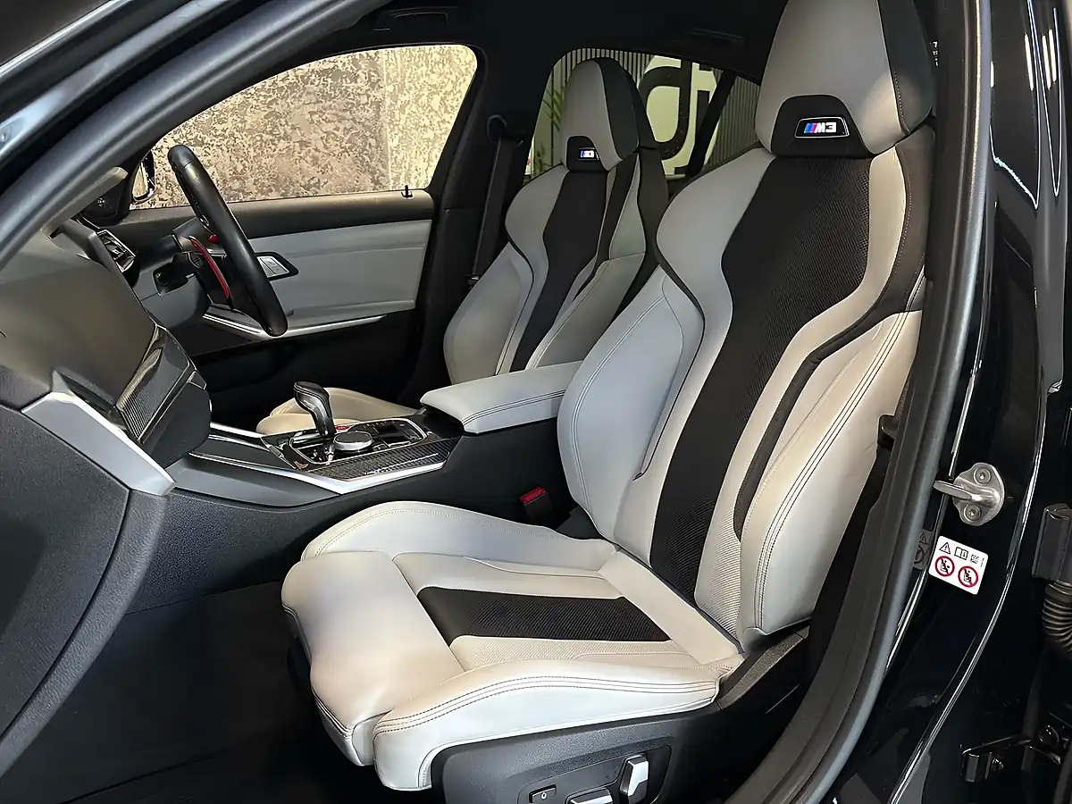 Used 2021 BMW M3 Competition Black Sapphire Metallic Paint - Interior and Exterior details 11