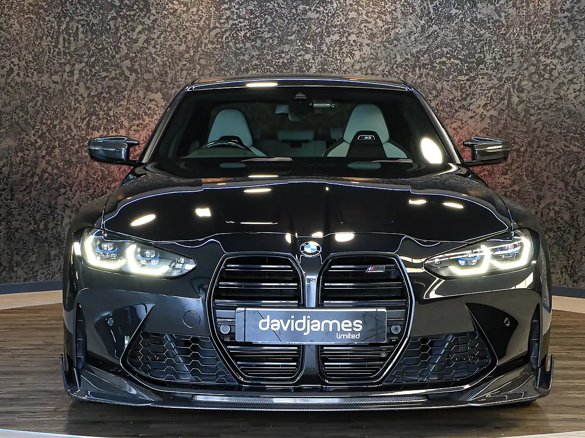 Used 2021 BMW M3 Competition Black Sapphire Metallic Paint - Interior and Exterior details 4