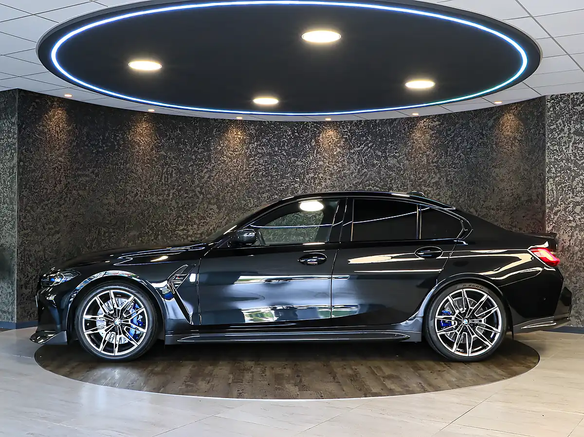 Used 2021 BMW M3 Competition Black Sapphire Metallic Paint - Interior and Exterior details 6