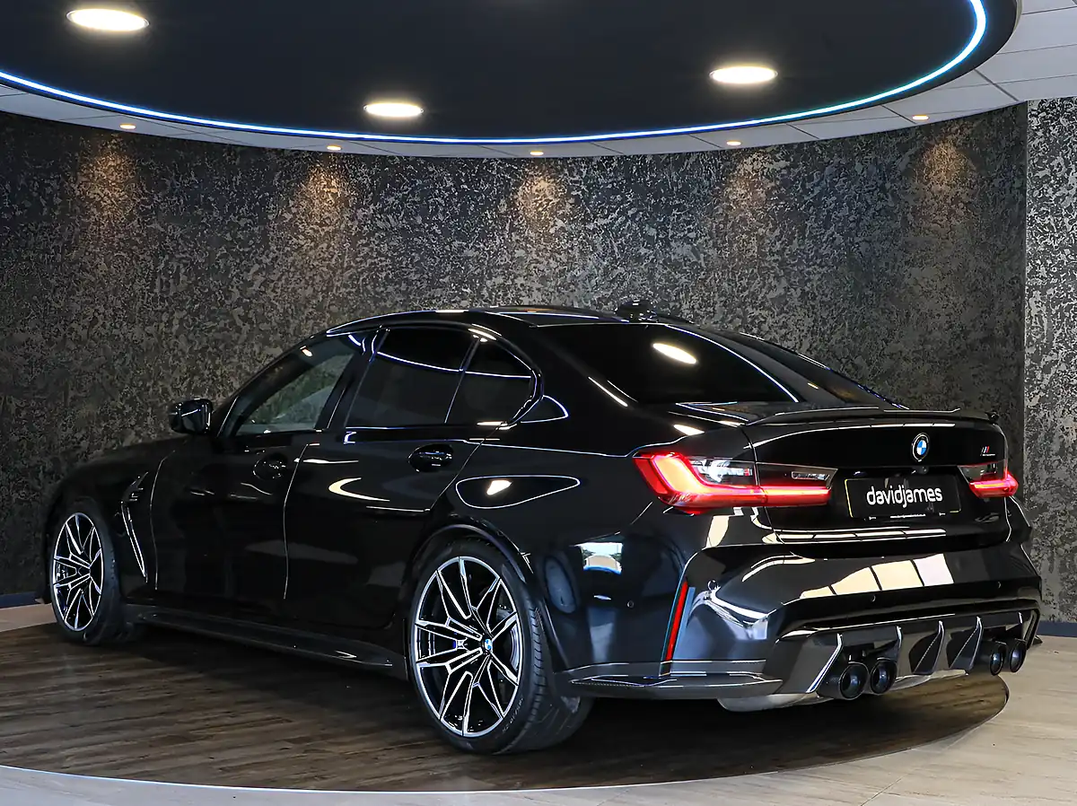 Used 2021 BMW M3 Competition Black Sapphire Metallic Paint - Interior and Exterior details 7