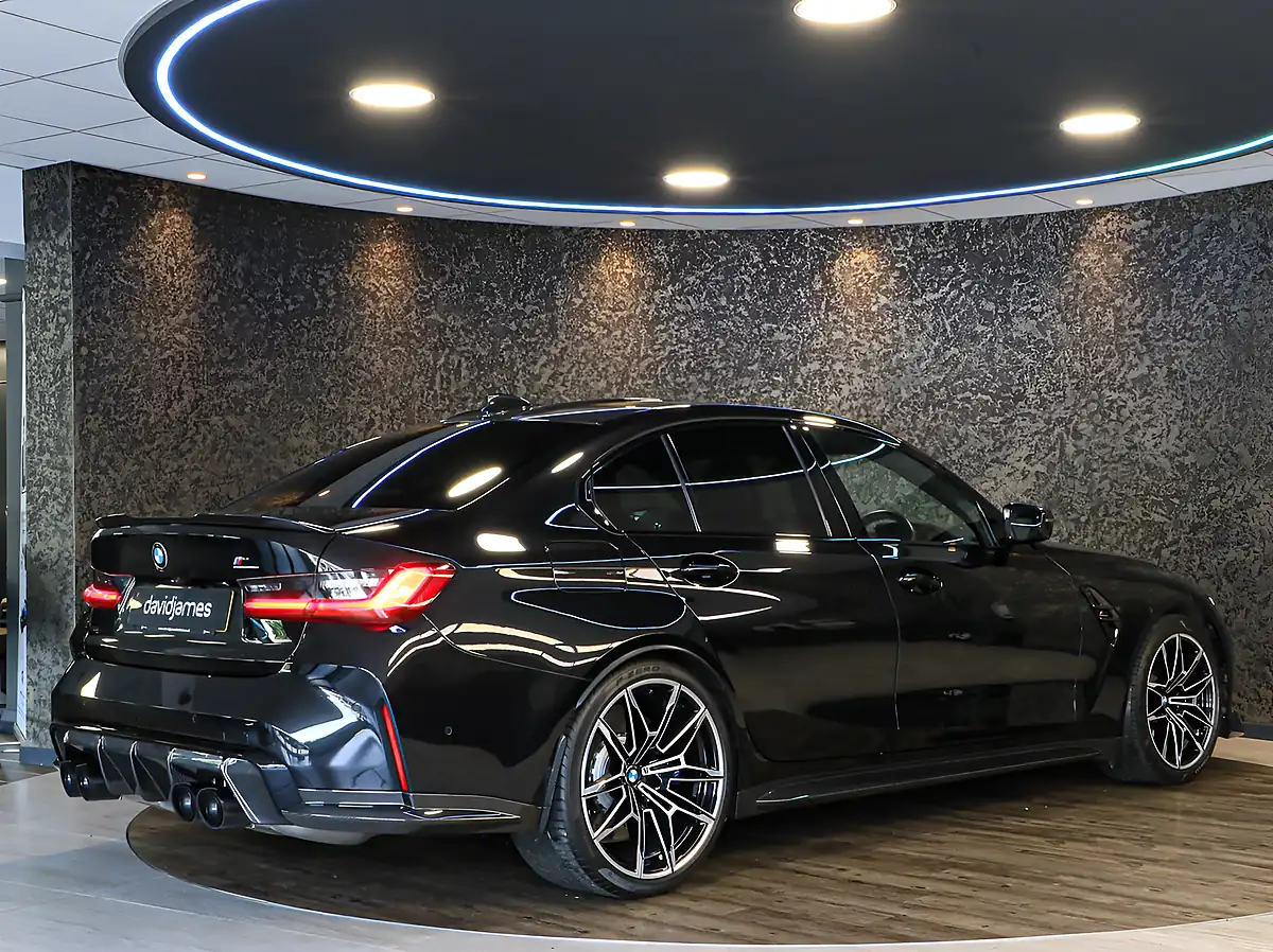 Used 2021 BMW M3 Competition Black Sapphire Metallic Paint - Interior and Exterior details 9