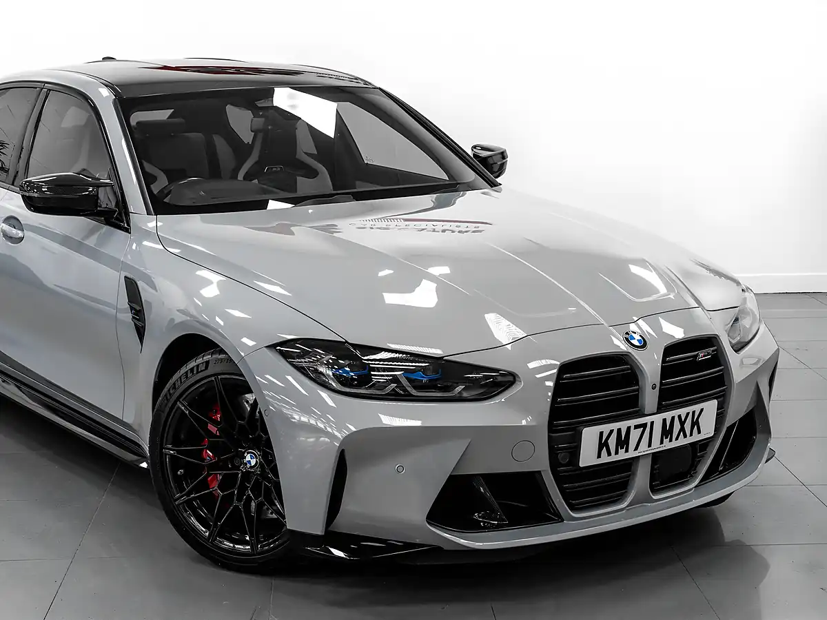 Used 2021 BMW M3 Competition Brooklyn Grey - Interior and Exterior details 10