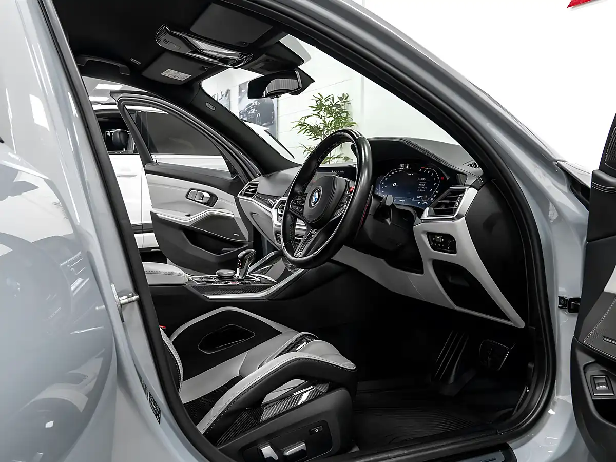 Used 2021 BMW M3 Competition Brooklyn Grey - Interior and Exterior details 15