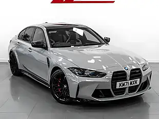 Used 2021 BMW M3 Competition Brooklyn Grey - Interior and Exterior details 8