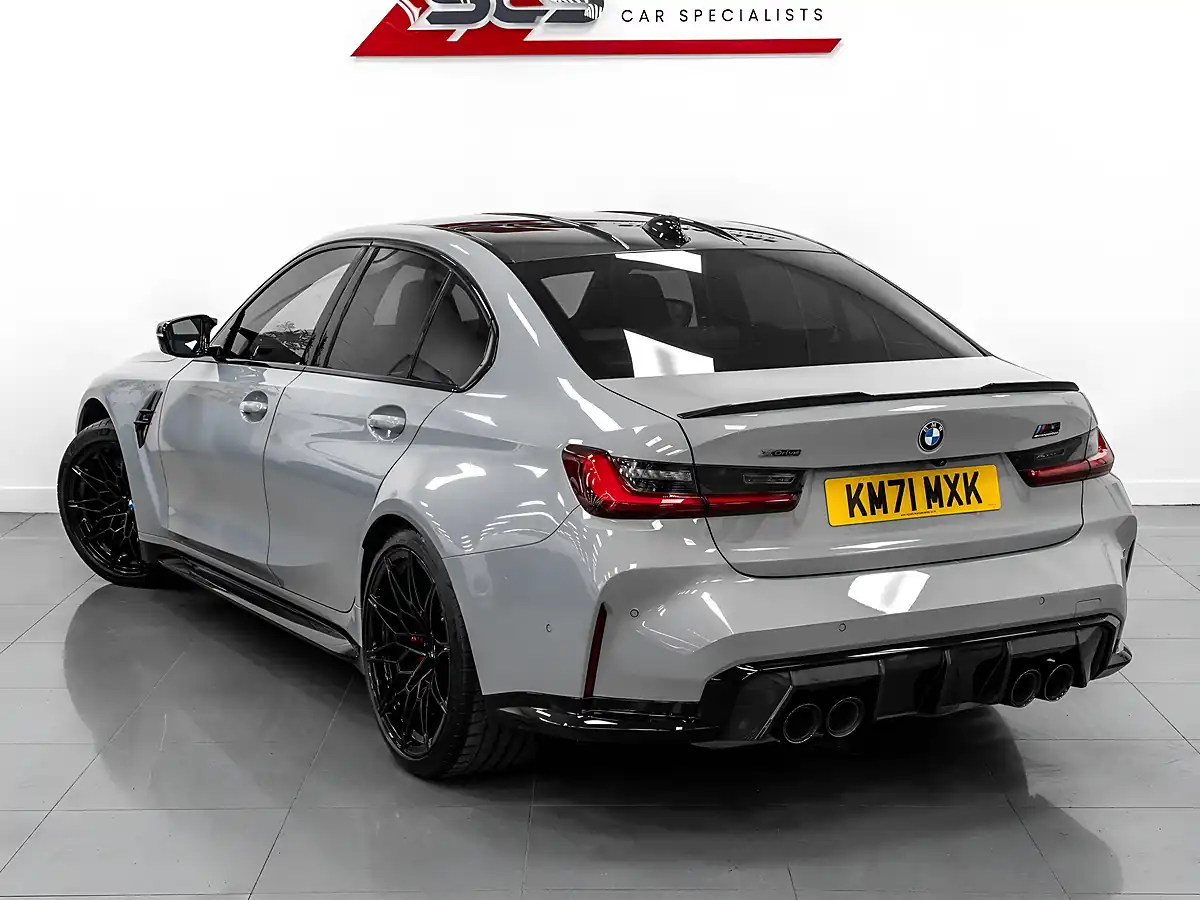 Used 2021 BMW M3 Competition Brooklyn Grey - Interior and Exterior details 9