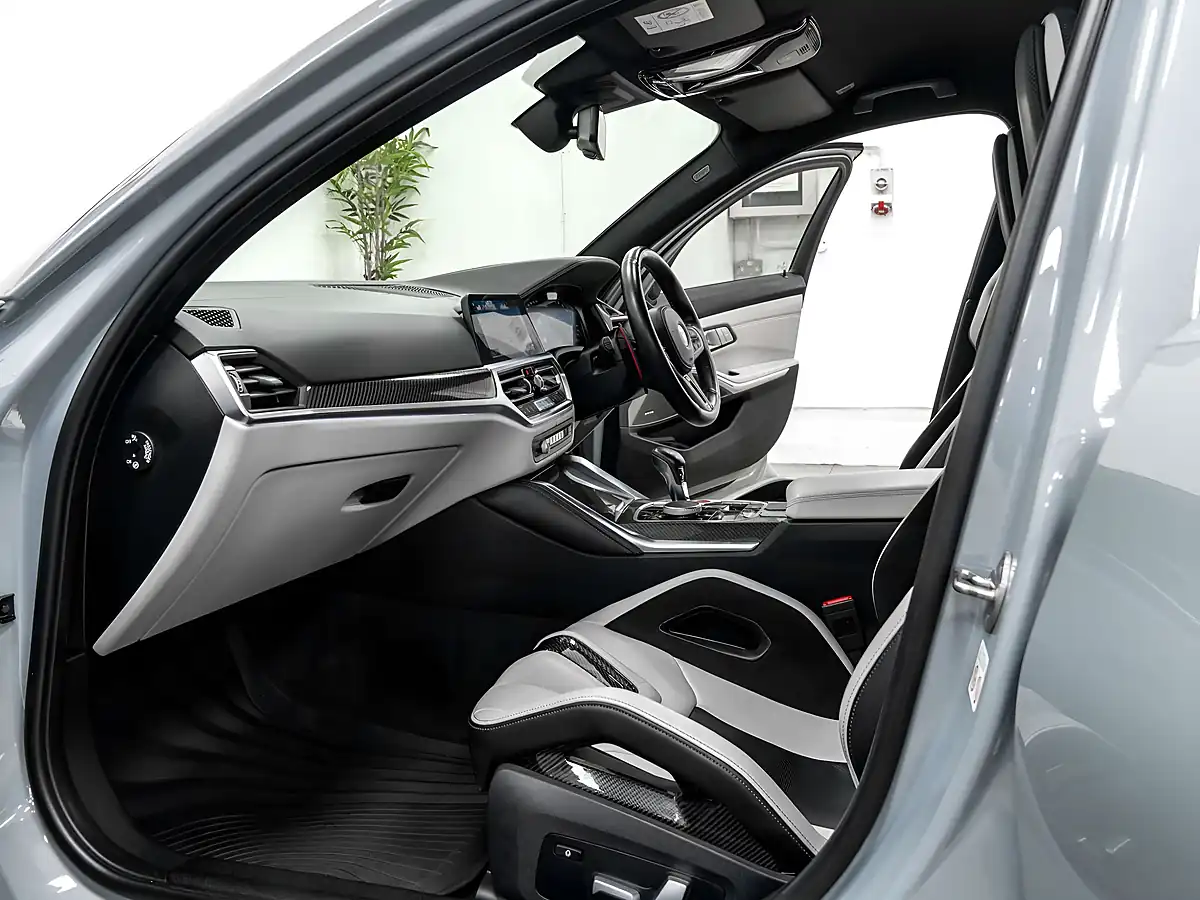 Used 2021 BMW M3 Competition Edition Brooklyn Grey - Interior and Exterior details 11