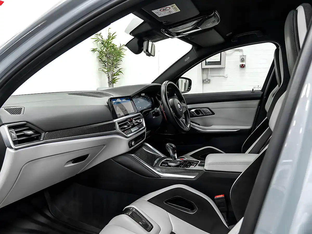 Used 2021 BMW M3 Competition Edition Brooklyn Grey - Interior and Exterior details 13