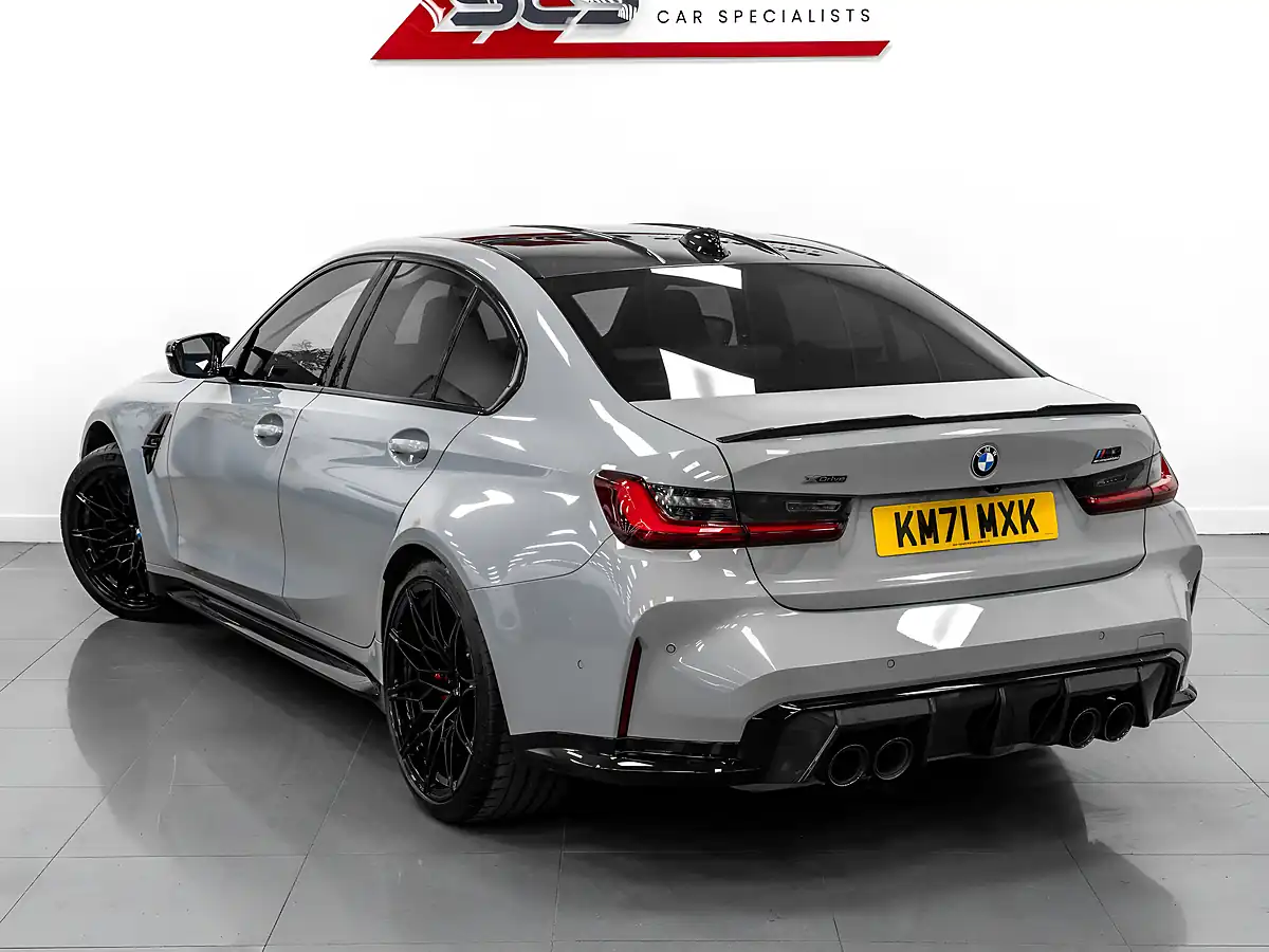 Used 2021 BMW M3 Competition Edition Brooklyn Grey - Interior and Exterior details 9