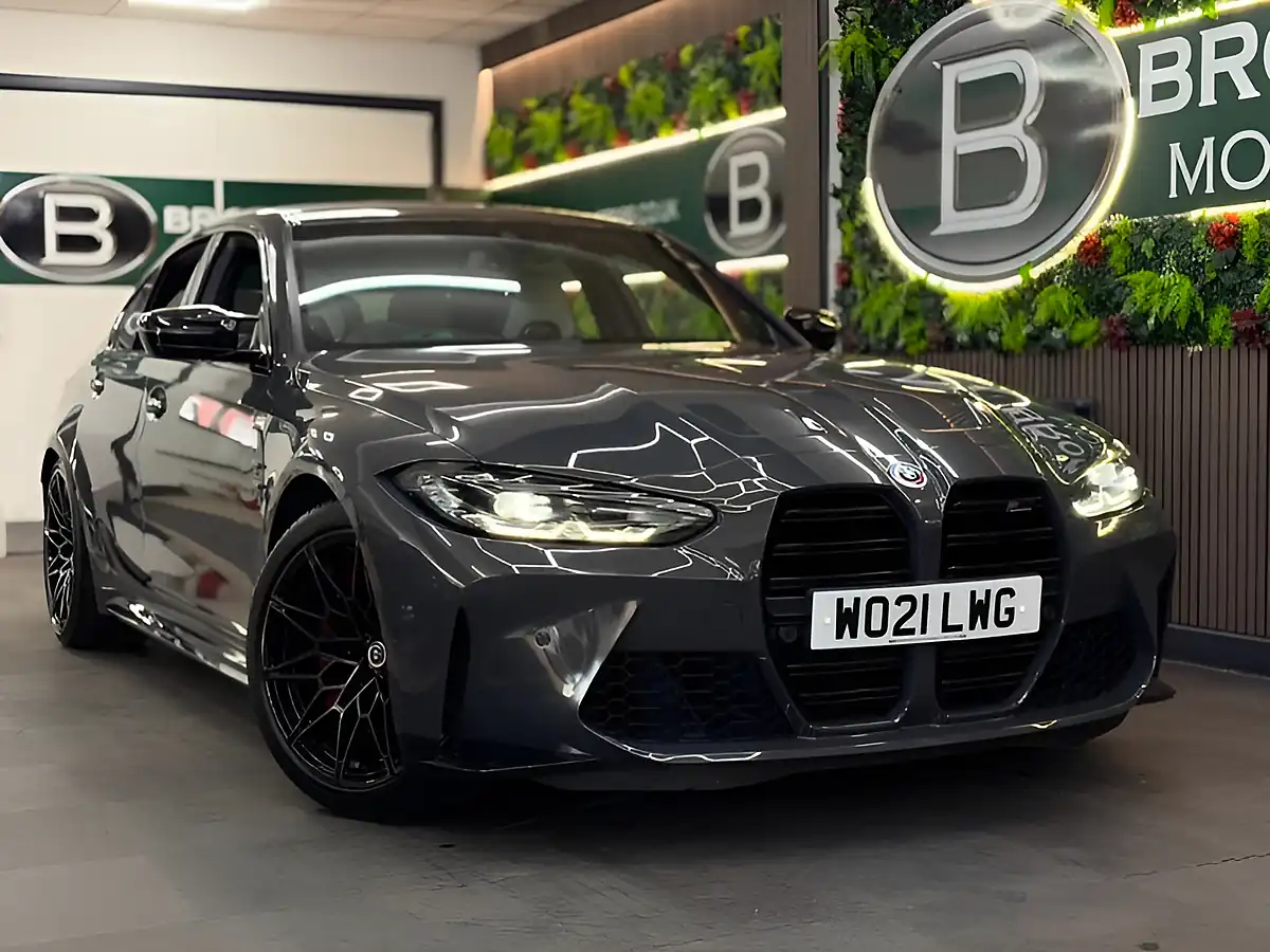Used 2021 BMW M3 Competition Grey - Front View