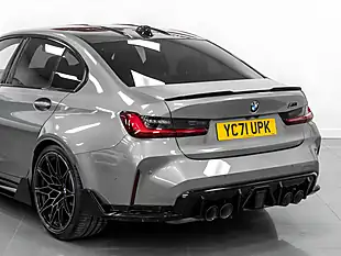 Used 2021 BMW M3 Competition Skyscraper Grey Metallic - Interior and Exterior details 11