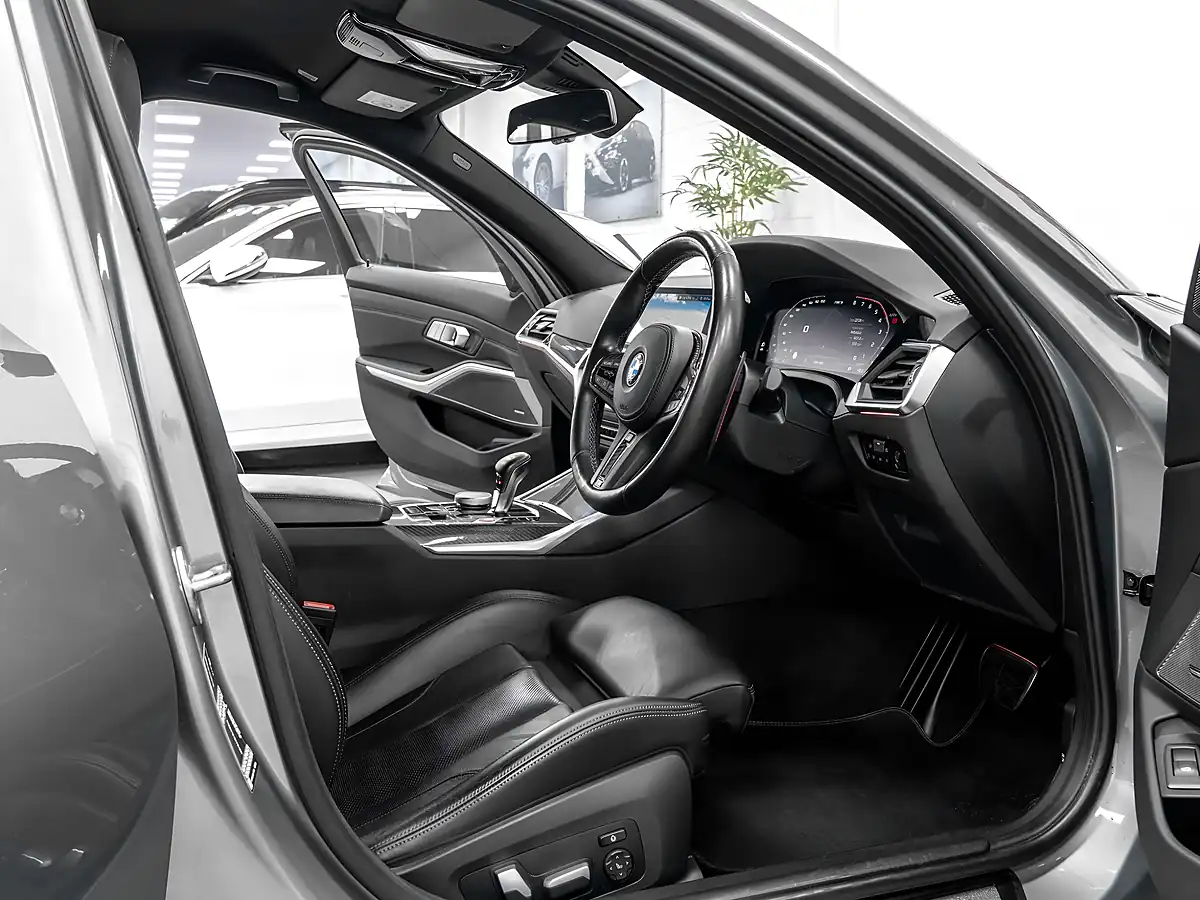 Used 2021 BMW M3 Competition Skyscraper Grey Metallic - Interior and Exterior details 16
