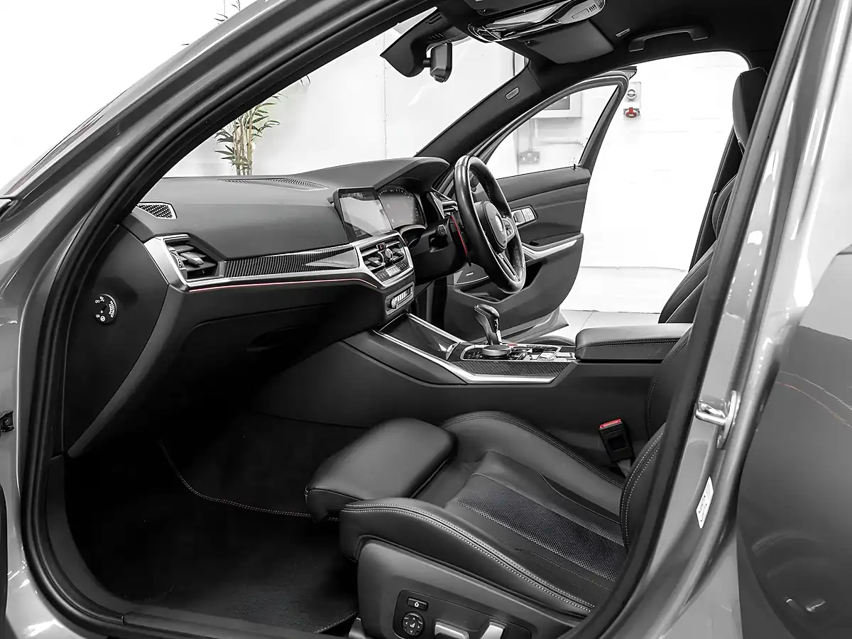 Used 2021 BMW M3 Competition Skyscraper Grey Metallic - Interior and Exterior details 17
