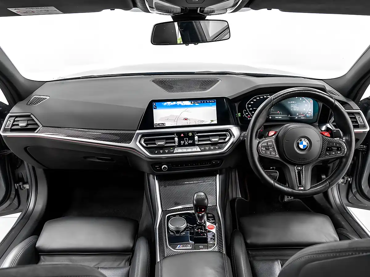 Used 2021 BMW M3 Competition Skyscraper Grey Metallic - Interior and Exterior details 18