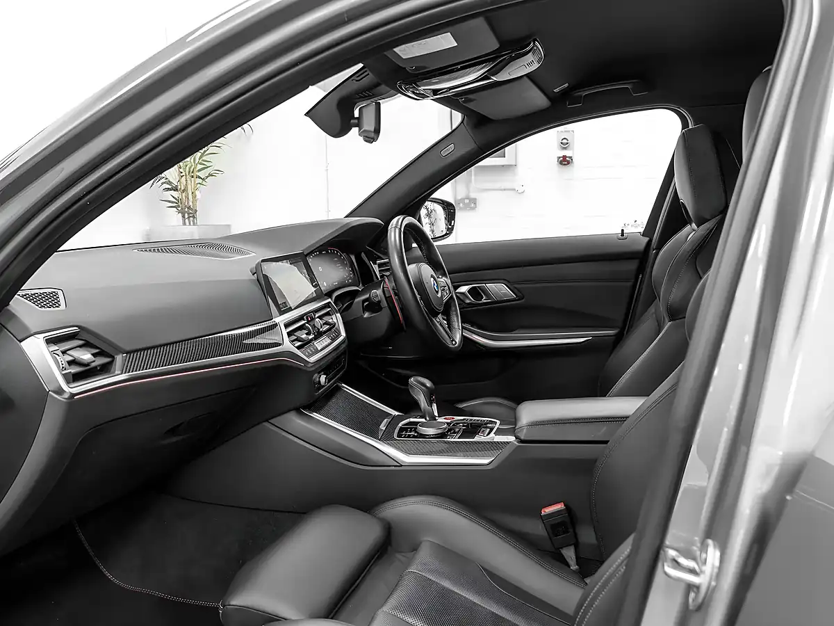 Used 2021 BMW M3 Competition Skyscraper Grey Metallic - Interior and Exterior details 19