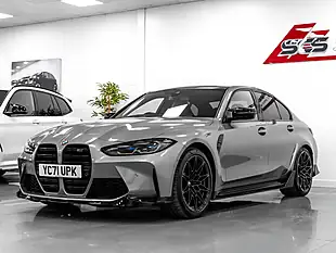 Used 2021 BMW M3 Competition Skyscraper Grey Metallic - Interior and Exterior details 2