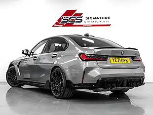 Used 2021 BMW M3 Competition Skyscraper Grey Metallic - Interior and Exterior details 4