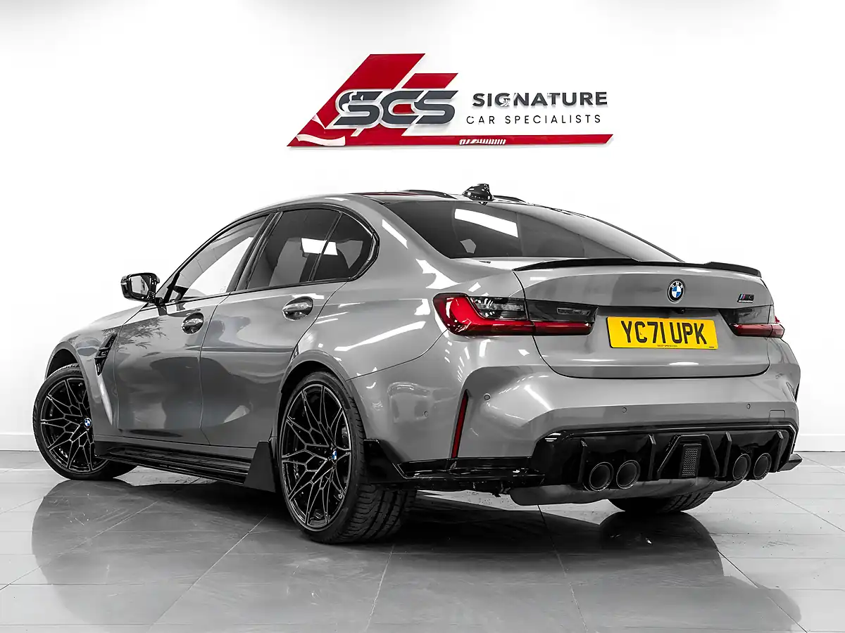 Used 2021 BMW M3 Competition Skyscraper Grey Metallic - Interior and Exterior details 4