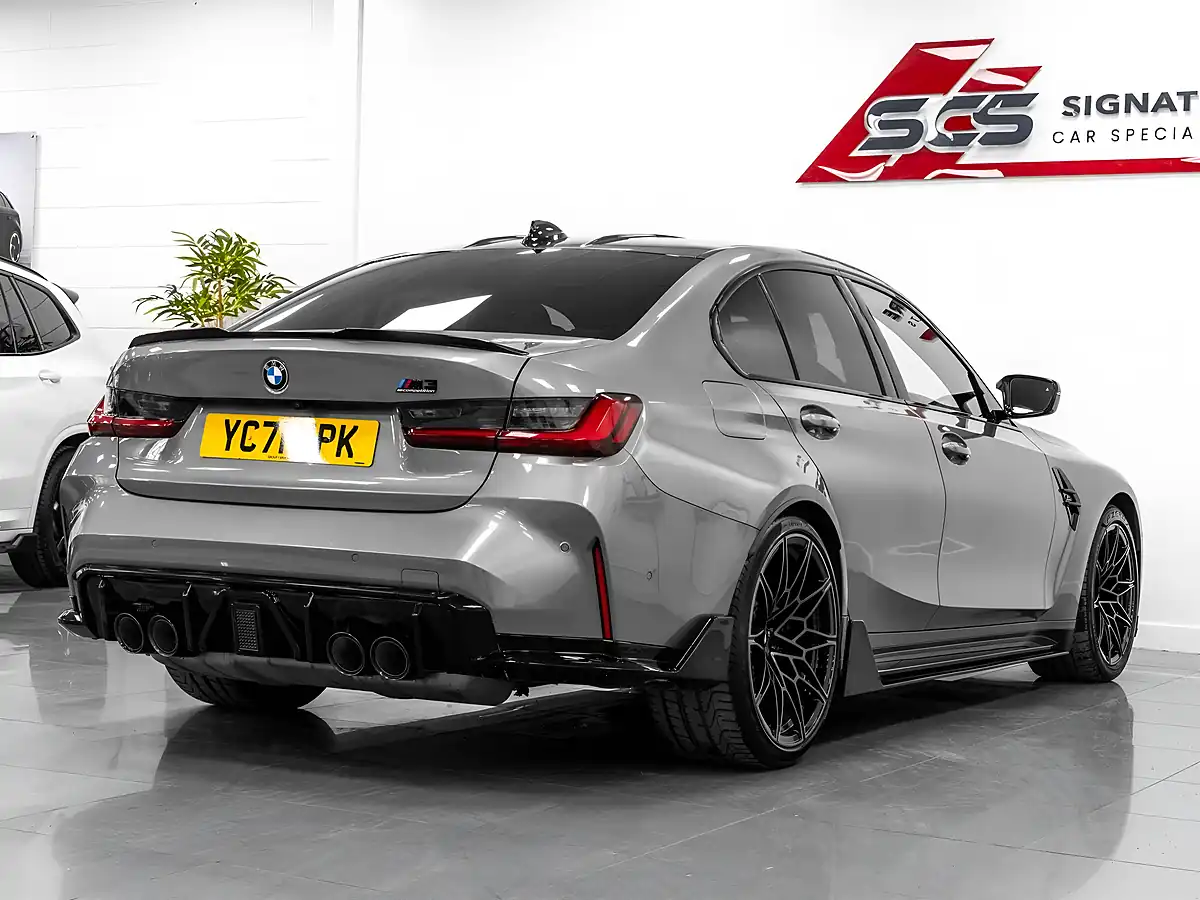 Used 2021 BMW M3 Competition Skyscraper Grey Metallic - Interior and Exterior details 5