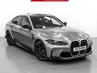Used 2021 BMW M3 Competition Skyscraper Grey Metallic - Interior and Exterior details 8
