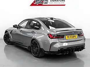 Used 2021 BMW M3 Competition Skyscraper Grey Metallic - Interior and Exterior details 9