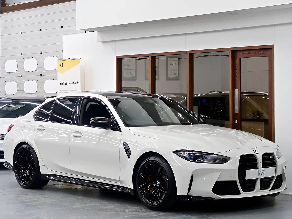 Used 2021 BMW M3 Competition White - Front View