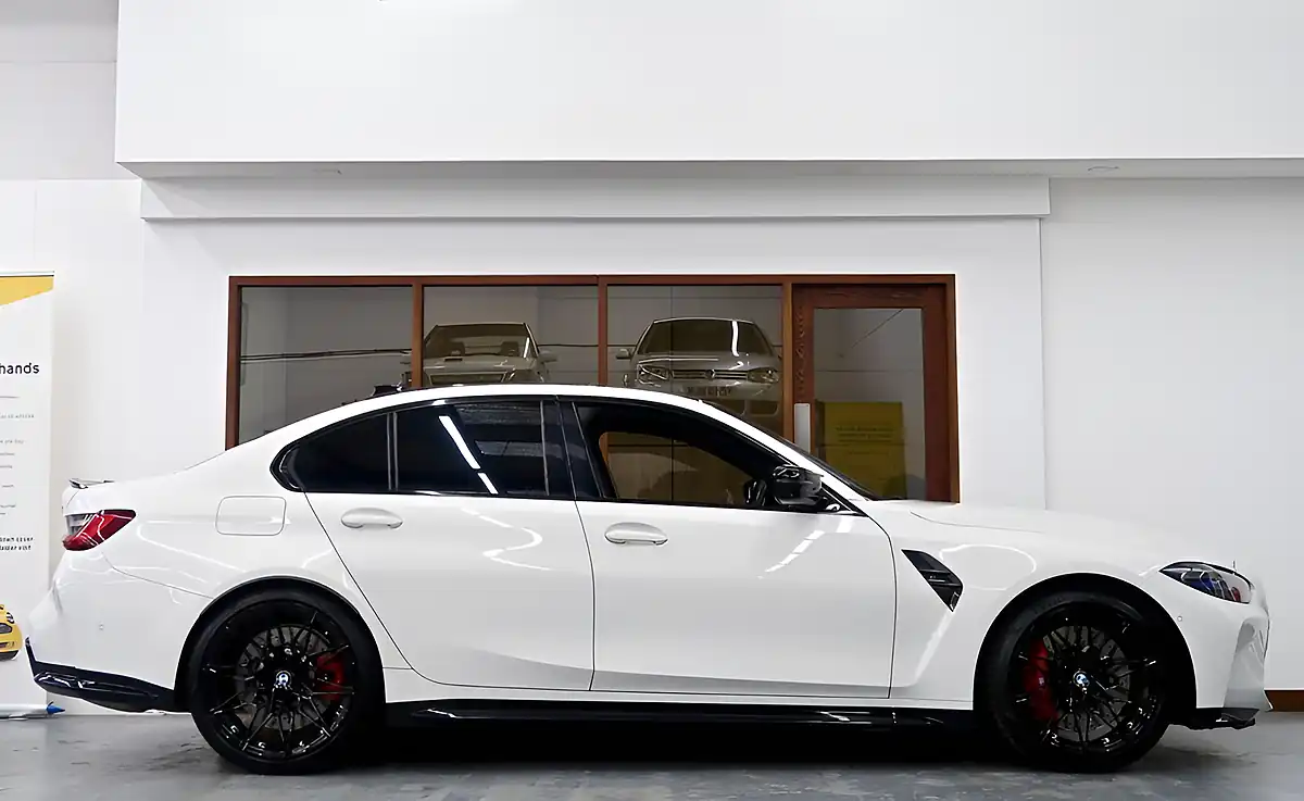Used 2021 BMW M3 Competition White - Interior and Exterior details 10