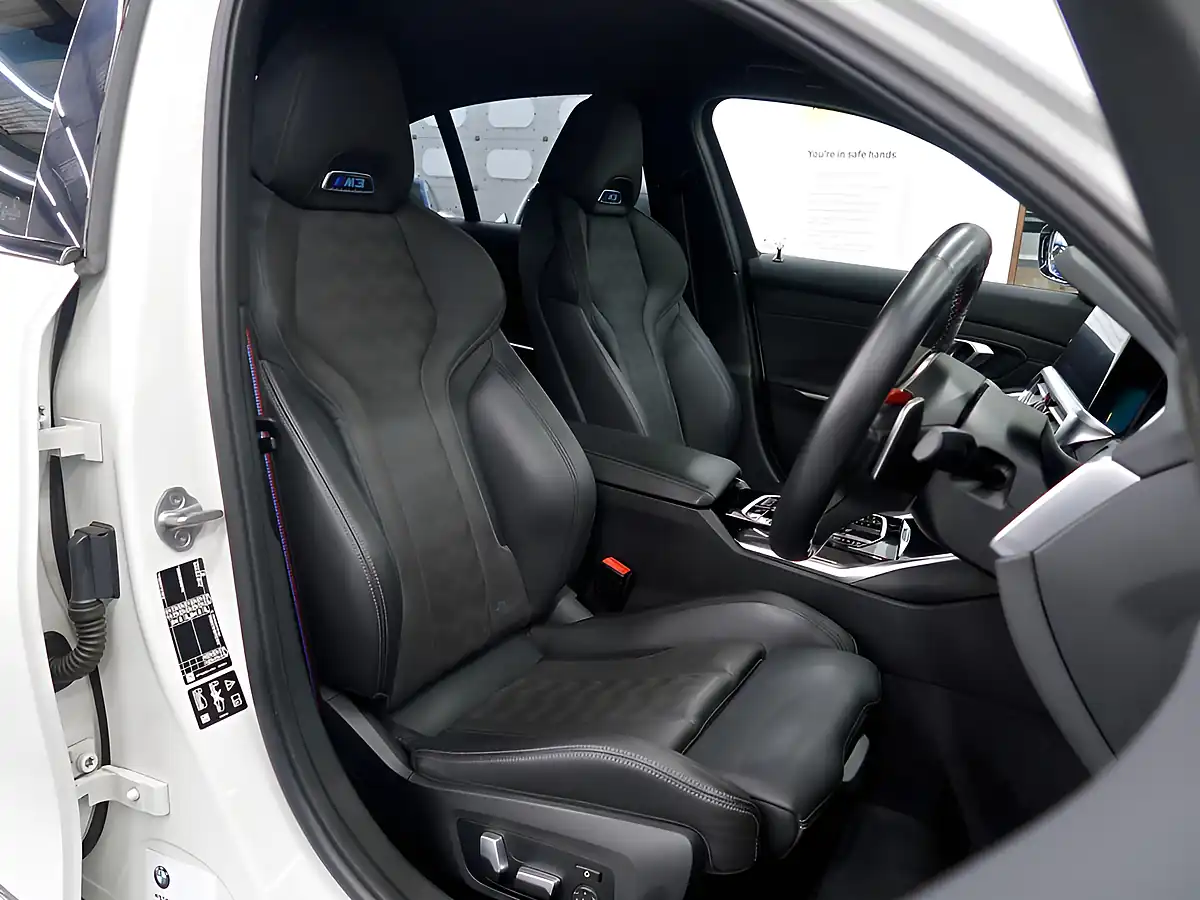 Used 2021 BMW M3 Competition White - Interior and Exterior details 17