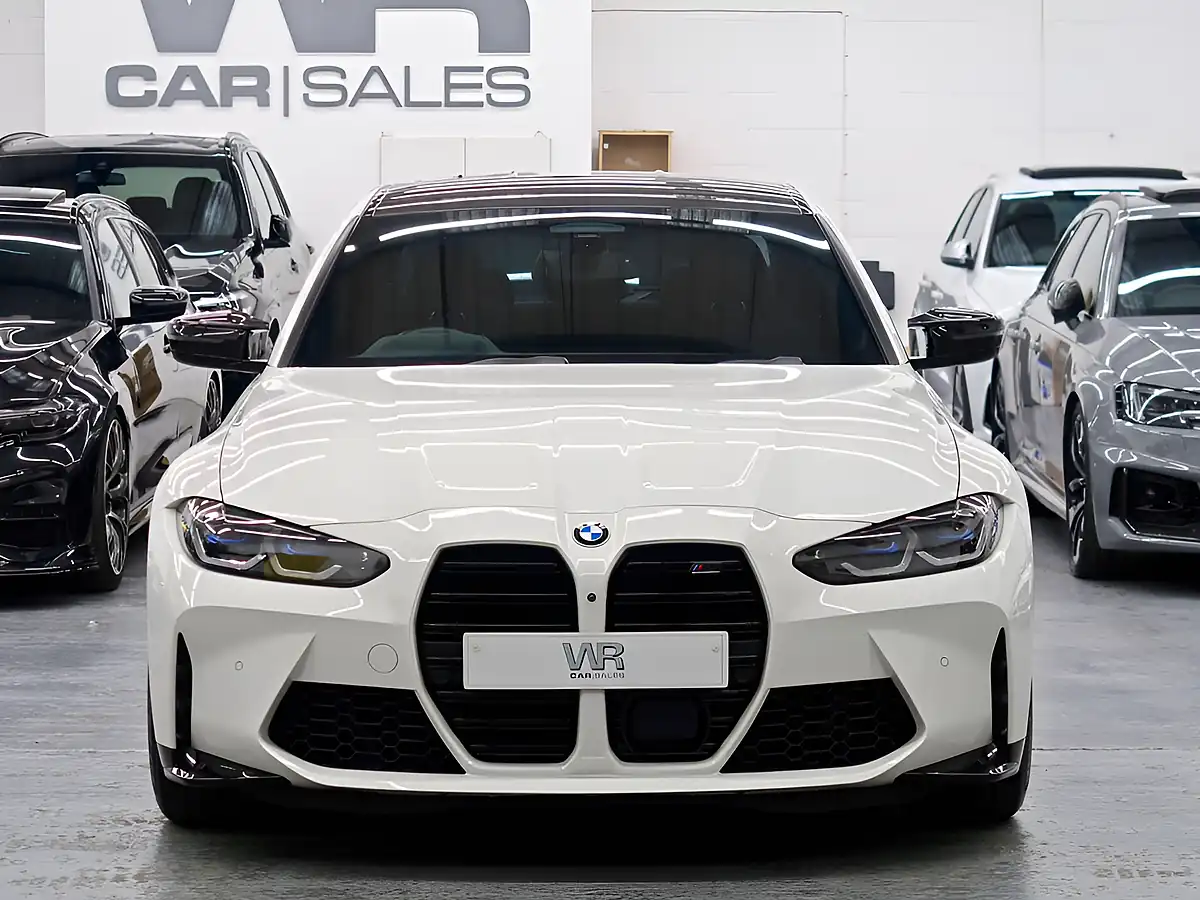 Used 2021 BMW M3 Competition White - Interior and Exterior details 2