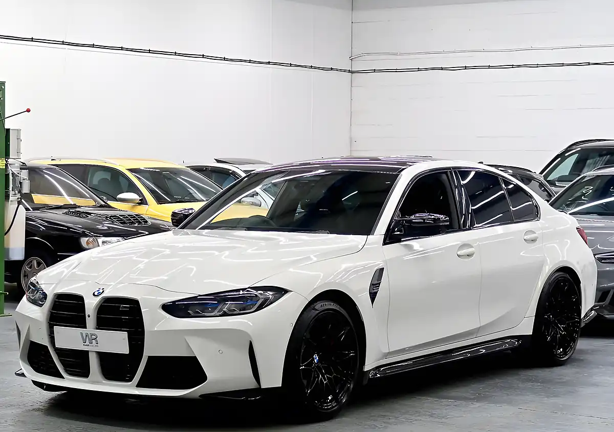 Used 2021 BMW M3 Competition White - Interior and Exterior details 3