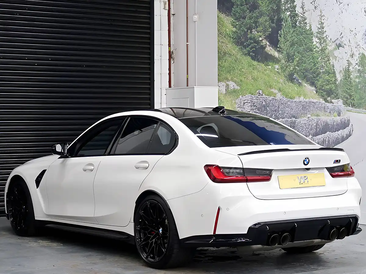 Used 2021 BMW M3 Competition White - Interior and Exterior details 4