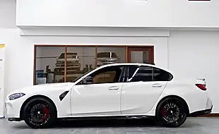 Used 2021 BMW M3 Competition White - Interior and Exterior details 8