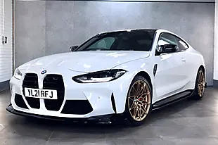 Used 2021 BMW M4 Competition White - Interior and Exterior details 5