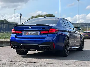 Used 2021 BMW M5 Competition Marina Bay Blue - Interior and Exterior details 10