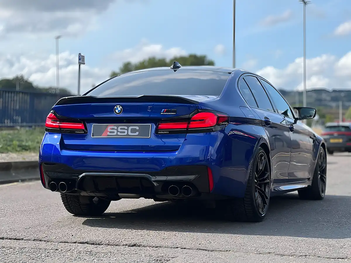 Used 2021 BMW M5 Competition Marina Bay Blue - Interior and Exterior details 10