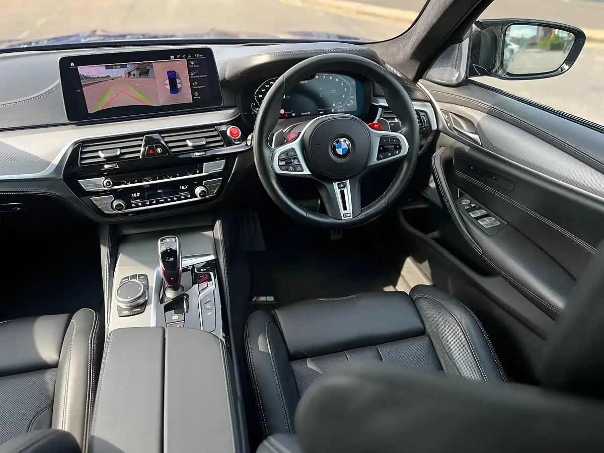 Used 2021 BMW M5 Competition Marina Bay Blue - Interior and Exterior details 12