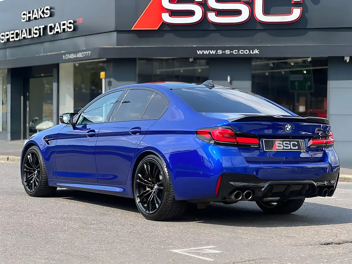 Used 2021 BMW M5 Competition Marina Bay Blue - Interior and Exterior details 2