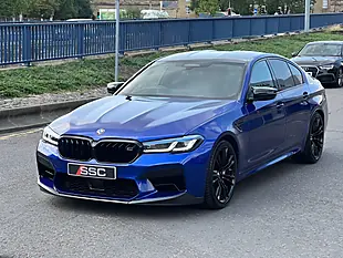 Used 2021 BMW M5 Competition Marina Bay Blue - Interior and Exterior details 5
