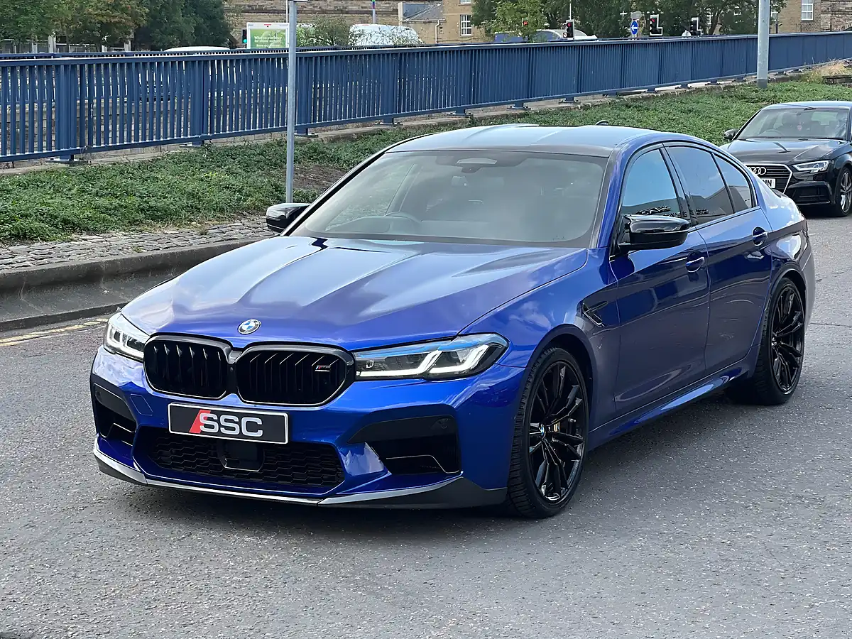 Used 2021 BMW M5 Competition Marina Bay Blue - Interior and Exterior details 5