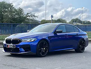Used 2021 BMW M5 Competition Marina Bay Blue - Interior and Exterior details 6