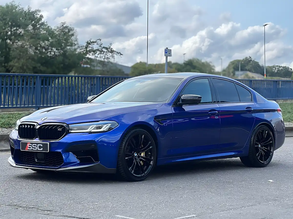 Used 2021 BMW M5 Competition Marina Bay Blue - Interior and Exterior details 6