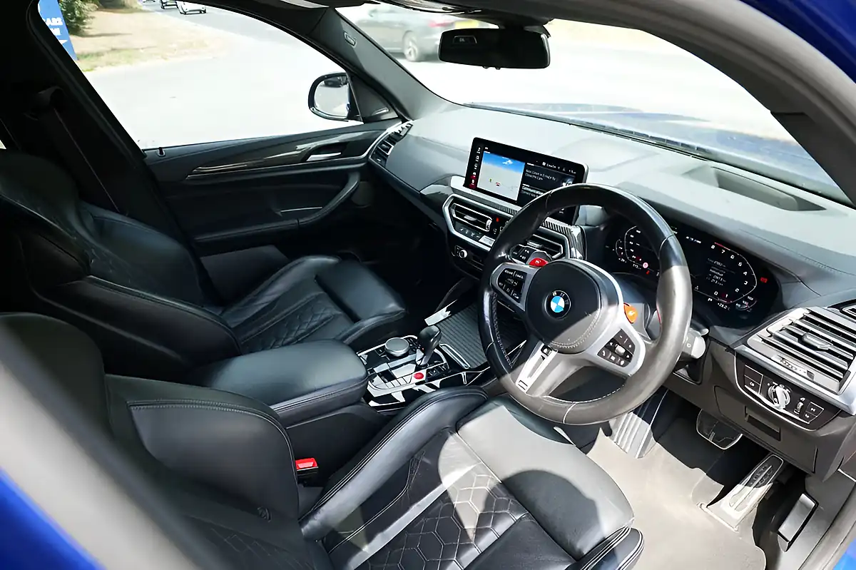 Used 2021 BMW X3 M Competition Marina Bay Blue - Interior and Exterior details 15